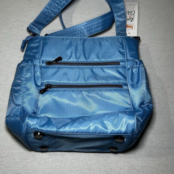 NWT Lug Toss Convertible Crossbody Bag in Coastal Blue, Pockets Galore - Picture 3 of 9